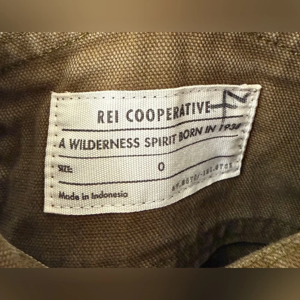 REI Co-op Trailsmith Olive Green Overalls - Women's Size 0 - Picture 7 of 12